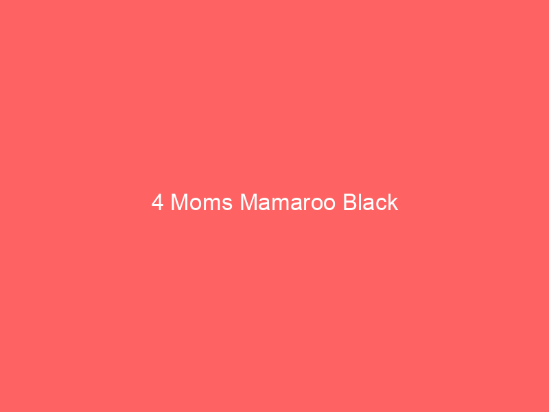 4 Moms Mamaroo Black