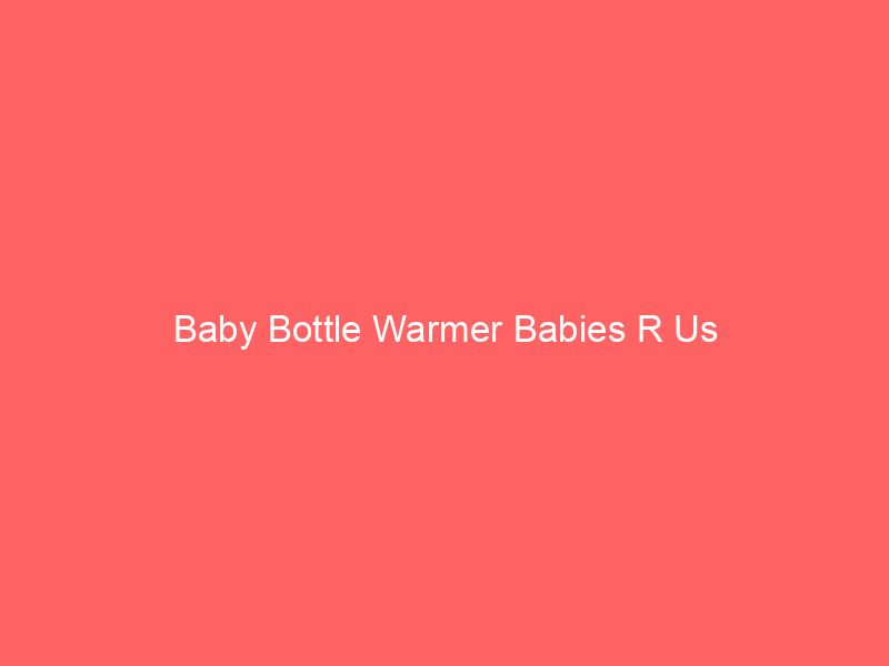 Baby Bottle Warmer Babies R Us