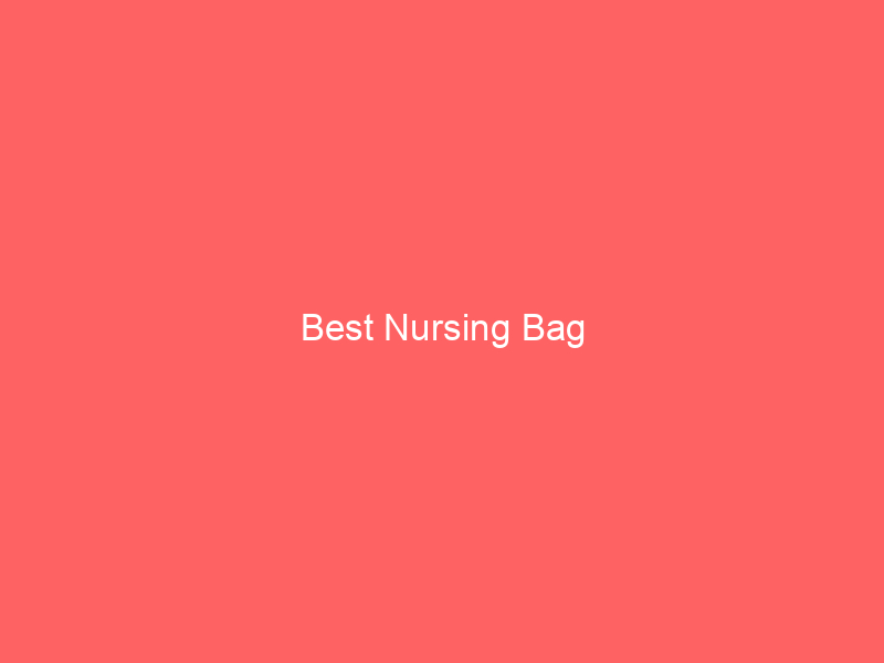 Best Nursing Bag