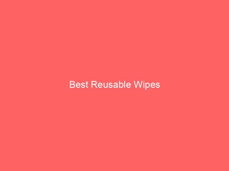 Best Reusable Wipes