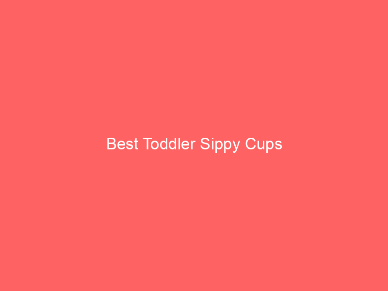 Best Toddler Sippy Cups