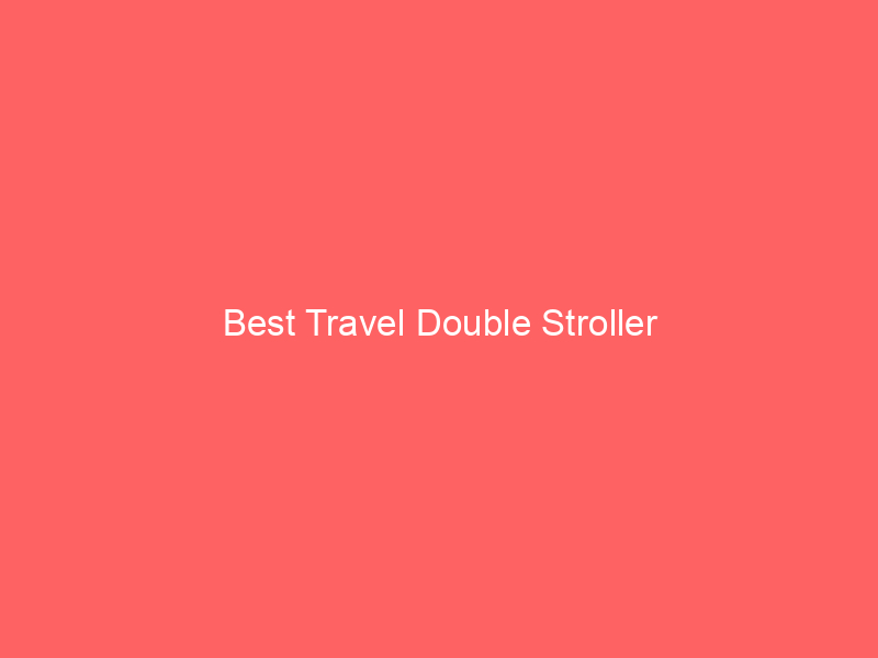 Best Travel Double Stroller