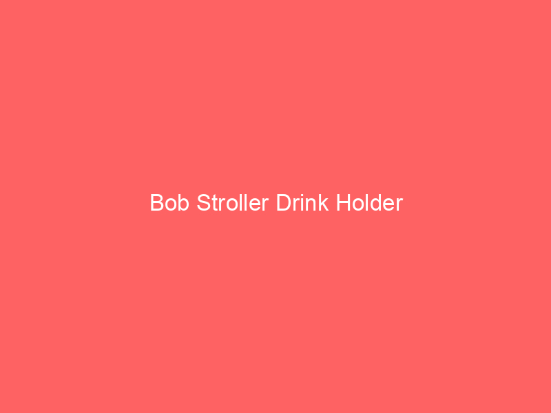 Bob Stroller Drink Holder