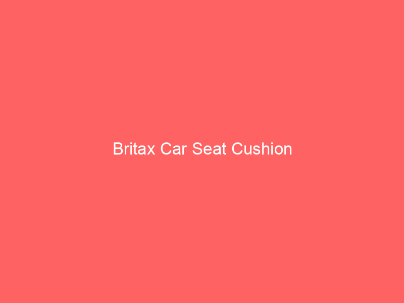 Britax Car Seat Cushion