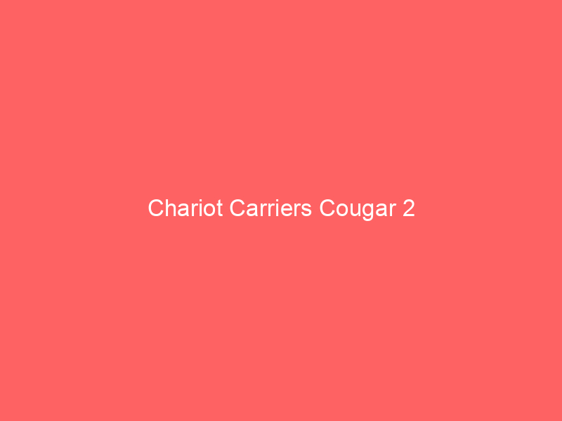 Chariot Carriers Cougar 2