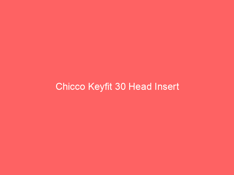 Chicco Keyfit 30 Head Insert