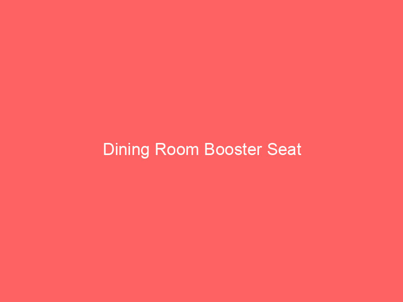 Dining Room Booster Seat