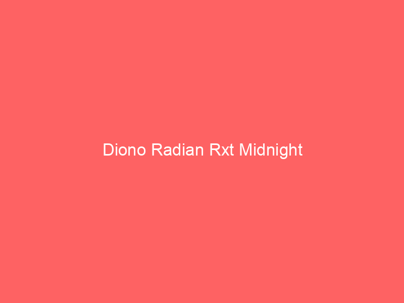 Diono Radian Rxt Midnight