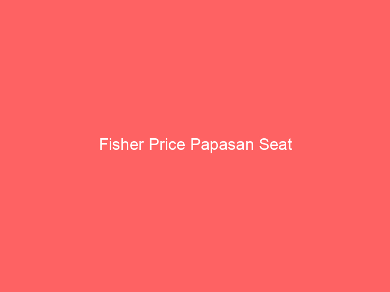 Fisher Price Papasan Seat