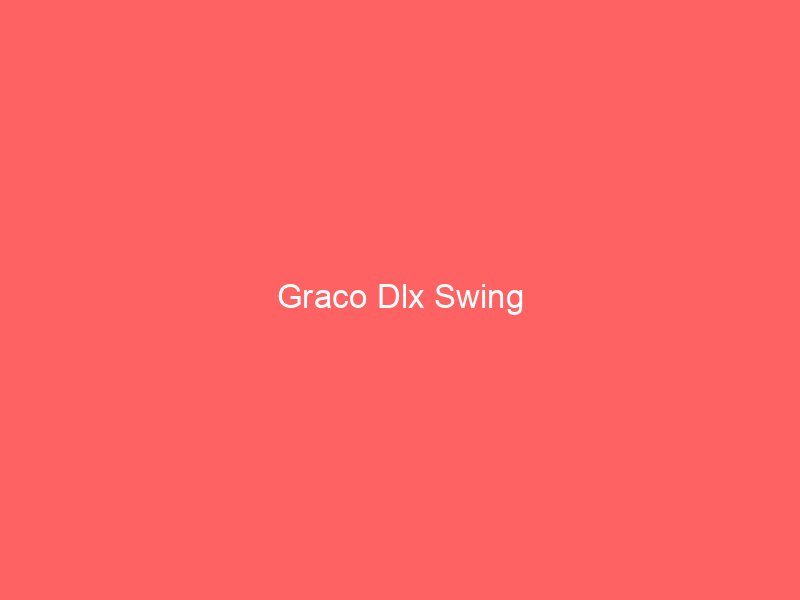 Graco Dlx Swing