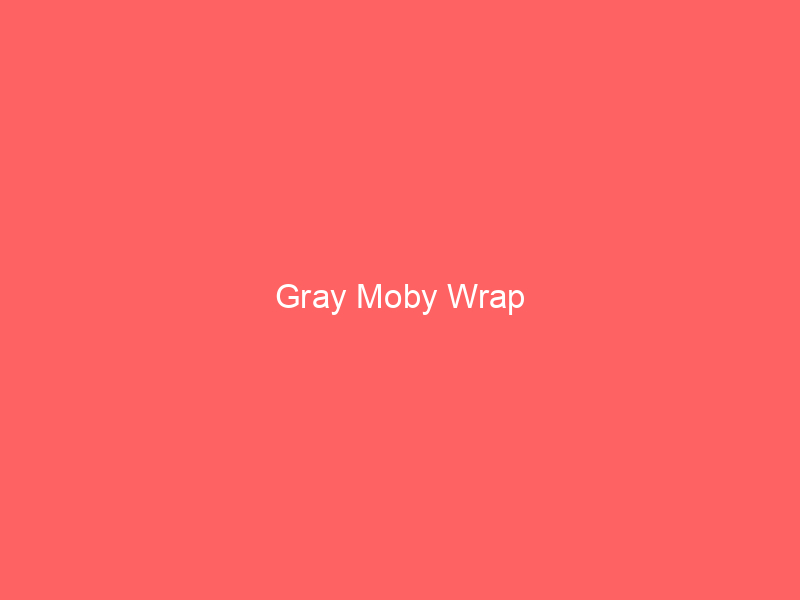 Gray Moby Wrap