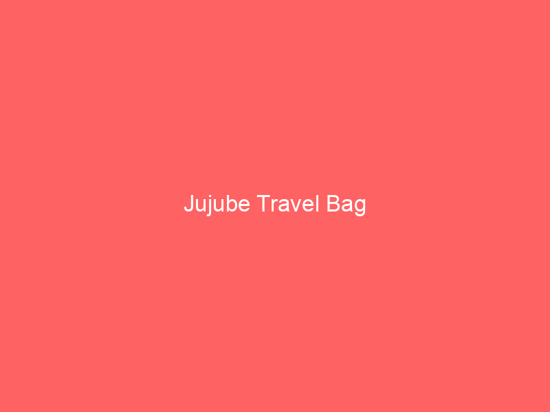 Jujube Travel Bag