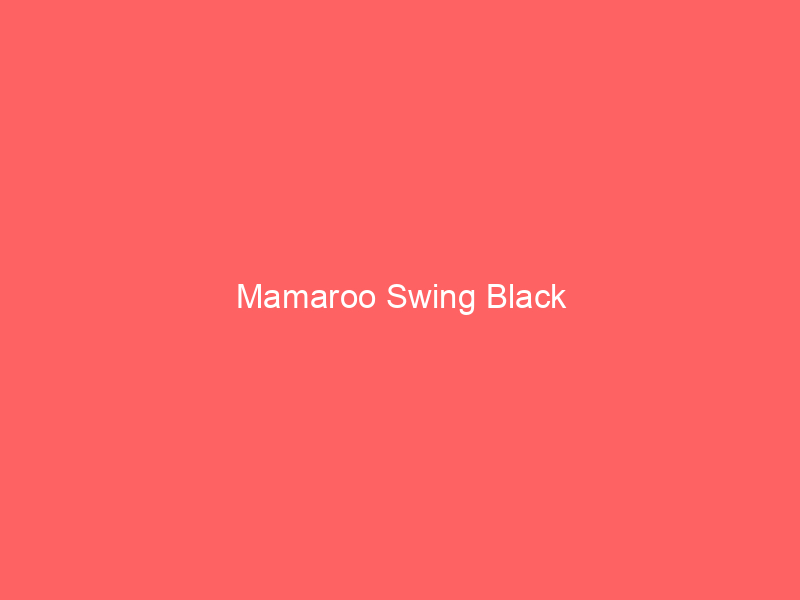Mamaroo Swing Black