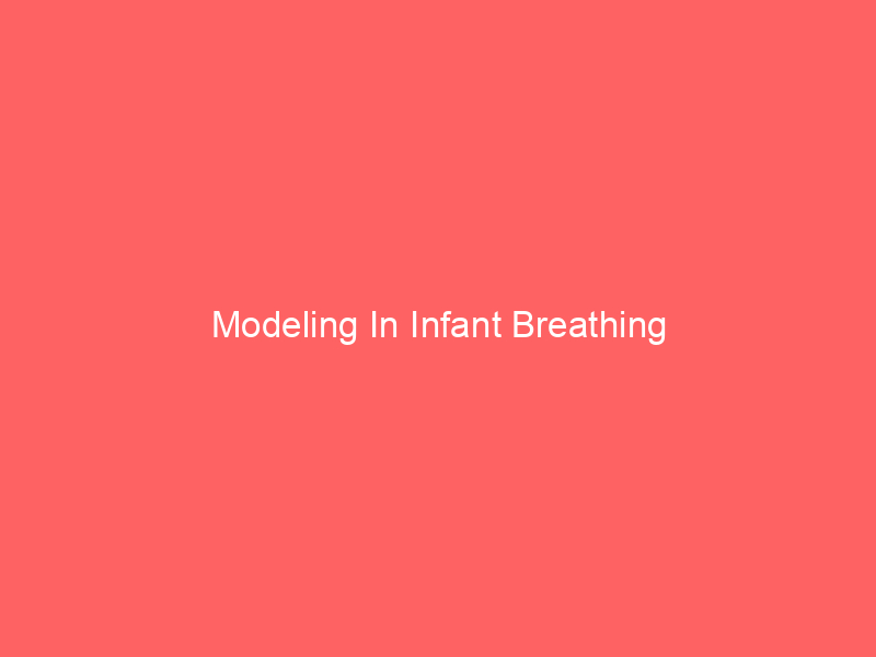 Modeling In Infant Breathing