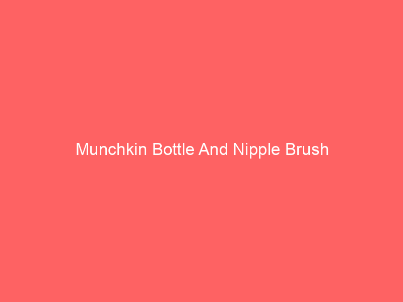Munchkin Bottle And Nipple Brush