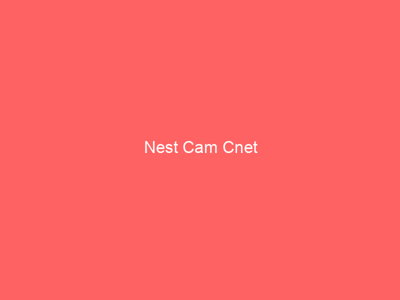Nest Cam Cnet