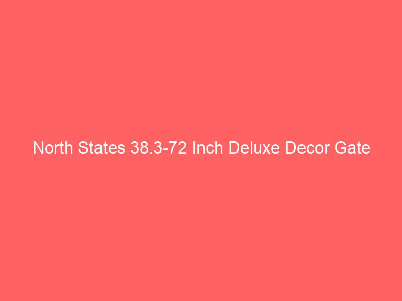 North States 38.3-72 Inch Deluxe Decor Gate