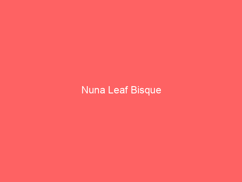 Nuna Leaf Bisque