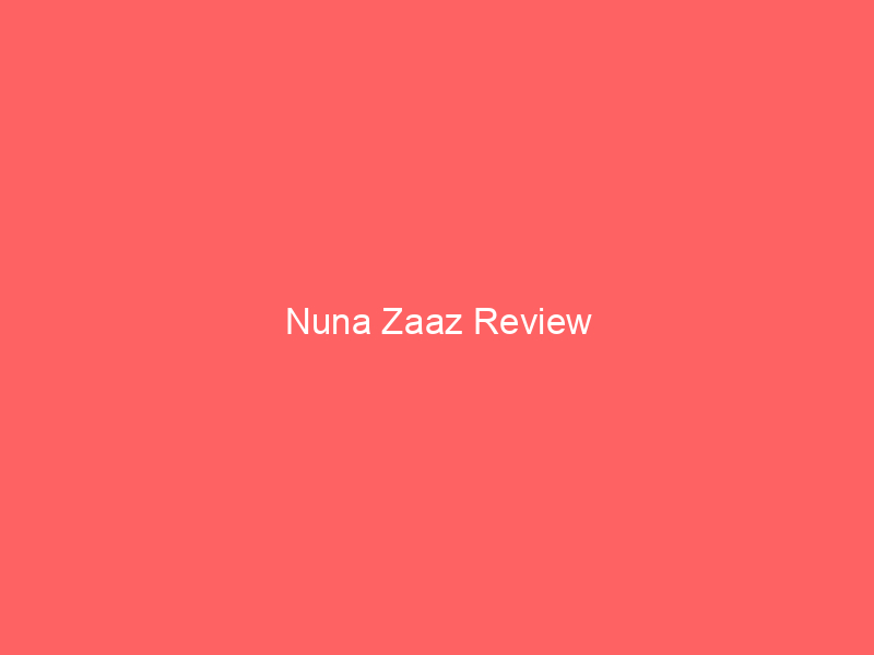 Nuna Zaaz Review
