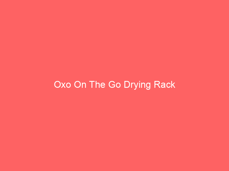 Oxo On The Go Drying Rack