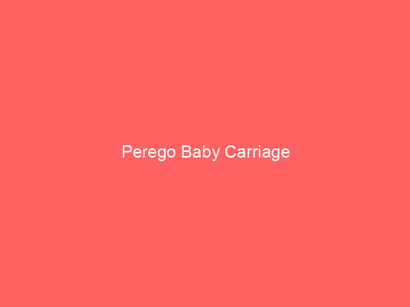 Perego Baby Carriage