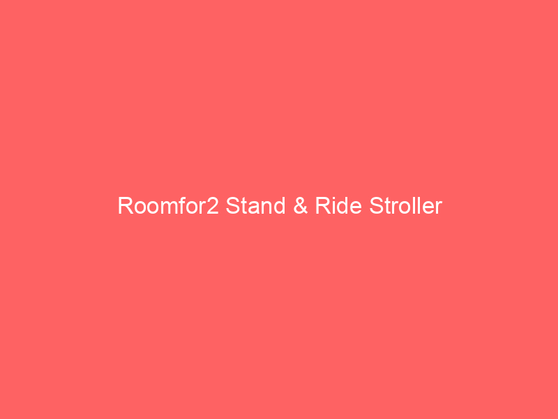 Roomfor2 Stand & Ride Stroller