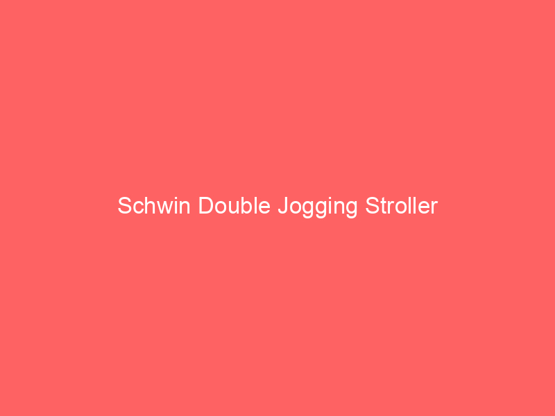 Schwin Double Jogging Stroller