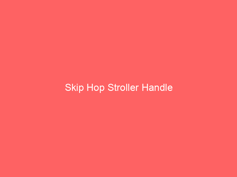 Skip Hop Stroller Handle