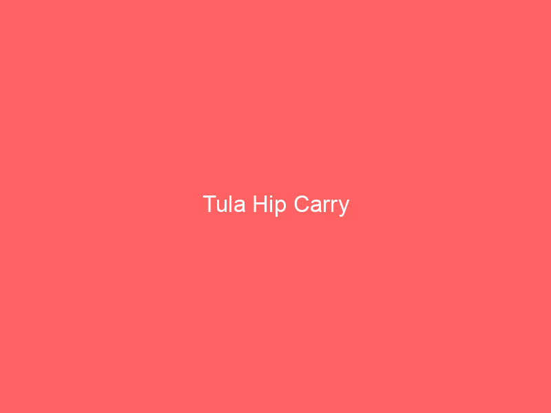 Tula Hip Carry